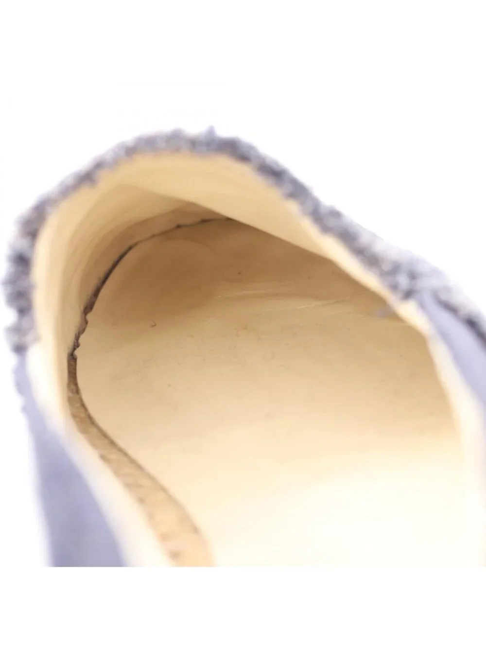 Chanel CC Logo Espadrilles Slip Ons Slipper